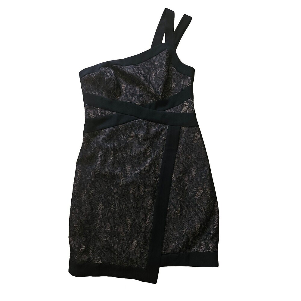 NWOT BCBG MaxAzria LBD Black Short Evening Formal Dress Size  6 Orig $298